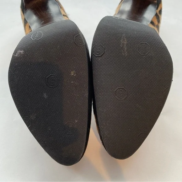 ⭐️2 x HOST PICK⭐️ Stuart Weitzman Leopard and Black Suede Platform Heels - Picture 9 of 10